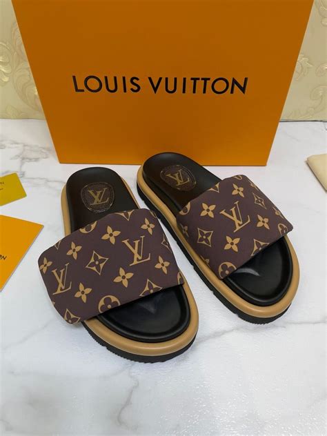 lv flip flops womens|louis vuitton slides women's.